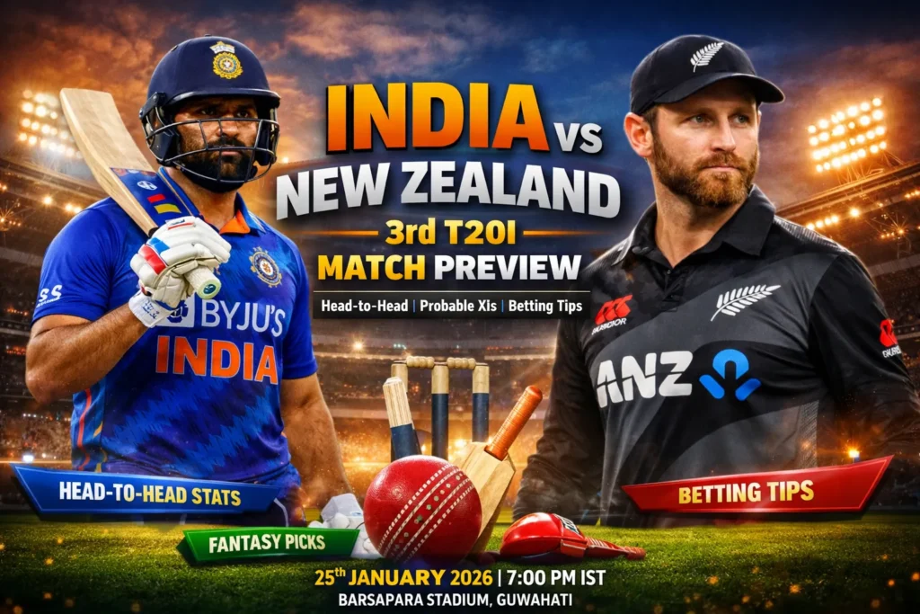 India vs New Zealand 3rd T20I