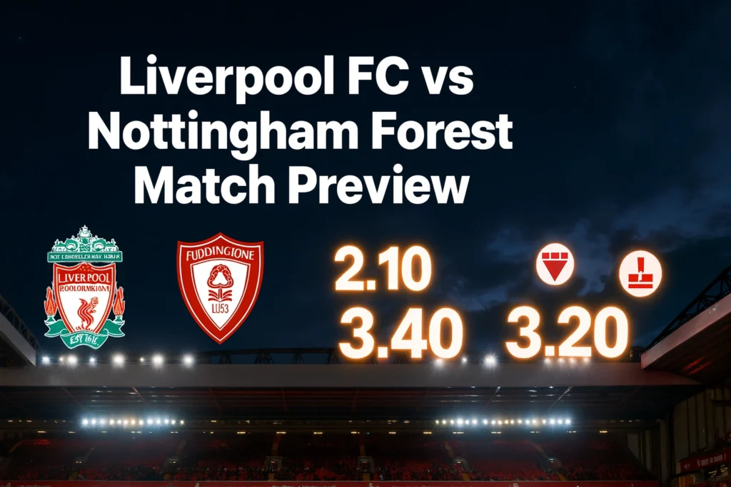 Liverpool Vs Nottm Forest Expert Preview and High-Value Betting Analysis Every Bettor Must Read