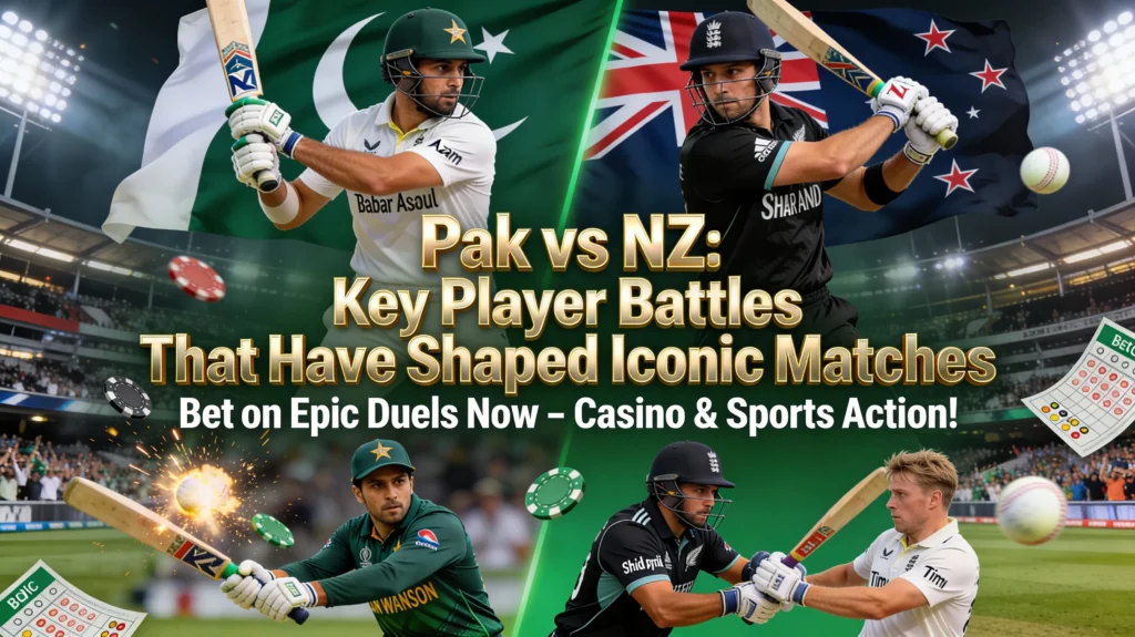 Pak vs NZ: Key Player Battles That Have Shaped Iconic Matches