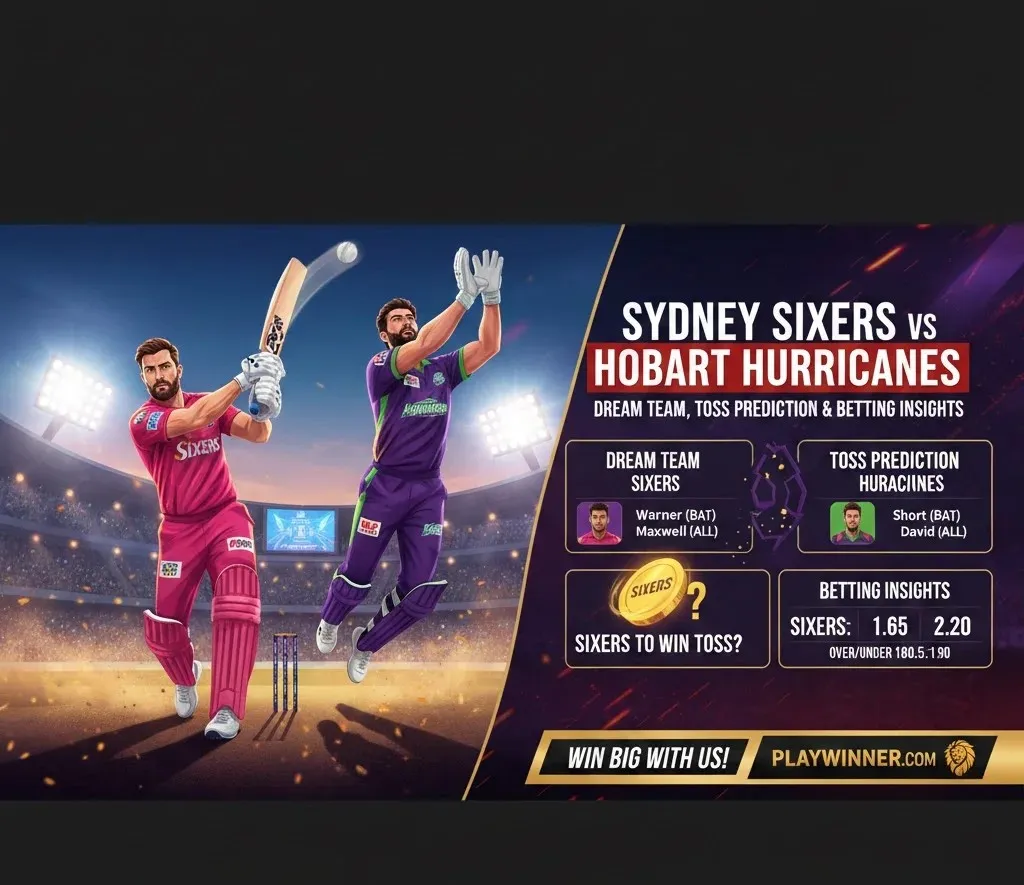 Sydney Sixers vs Hobart Hurricanes Dream Team, Toss Prediction & Betting Insights