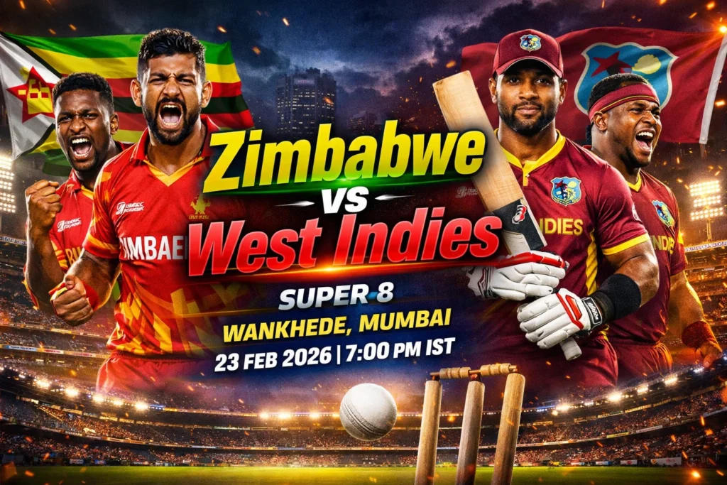 Zimbabwe vs West Indies T20I: Wankhede Preview, Probable XI, Prediction