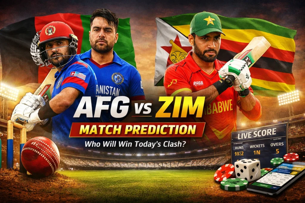 AFG vs ZIM Match Prediction: Who Will Win Today’s Clash?