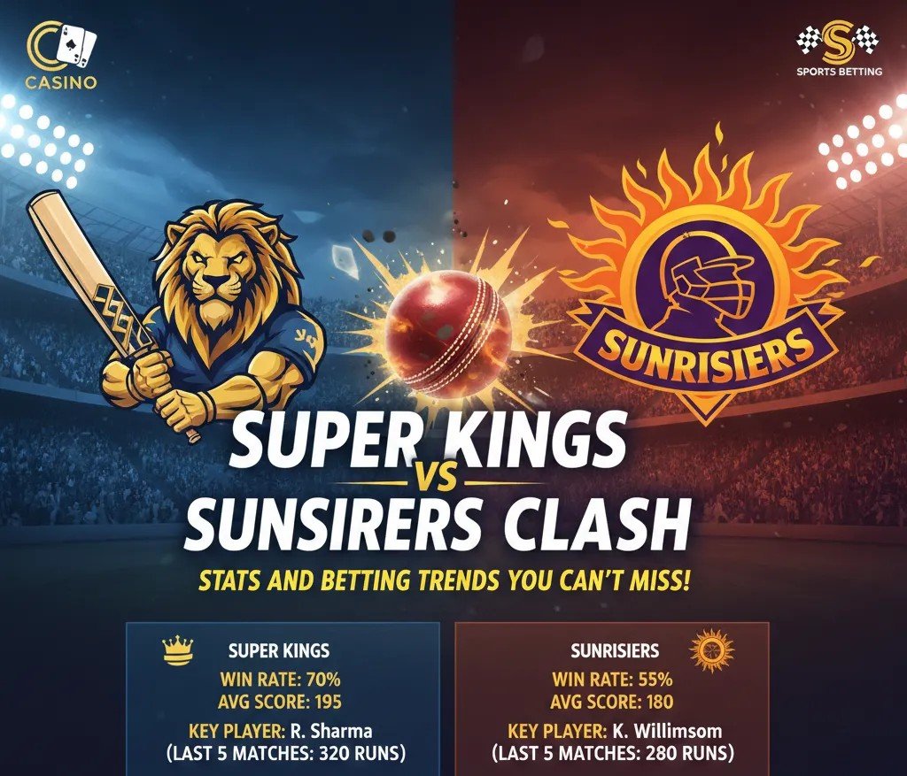 Super Kings vs Sunrisers Clash: Stats and Betting Trends You Can’t Miss